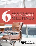 Book Cover – 6 Smart Strategies for Meaningful Meetings